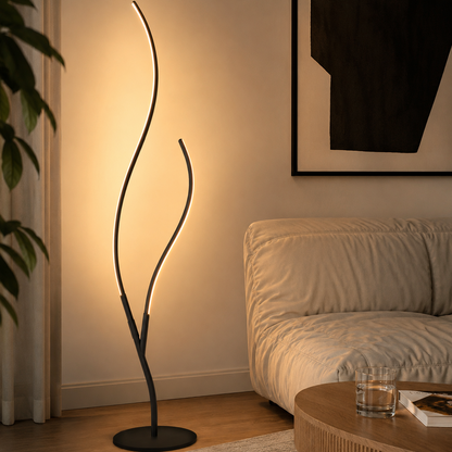 Aurora Glow™ Sculptural LED Floor Lamp
