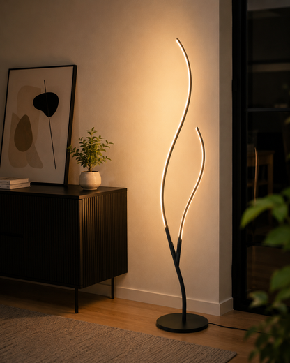 Aurora Glow™ Sculptural LED Floor Lamp