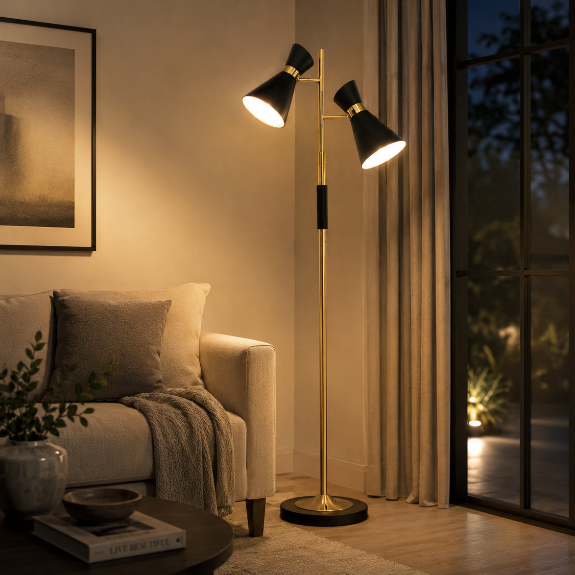 Aureon Dual™ Floor Lamp ⭐⭐⭐⭐ 4/5 | (210 Reviews)
